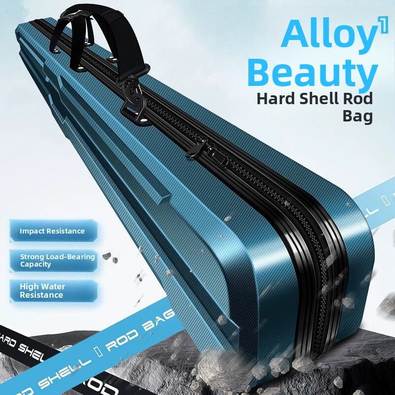 Fishing Rod Case - Lightweight Waterproof Hardshell Fishing Rod Bag