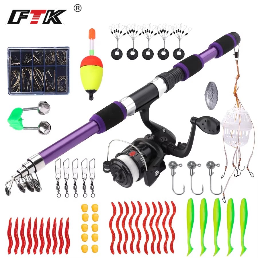 Fishing Rod Carbon Fiber - Bộ cần câu cá di động
