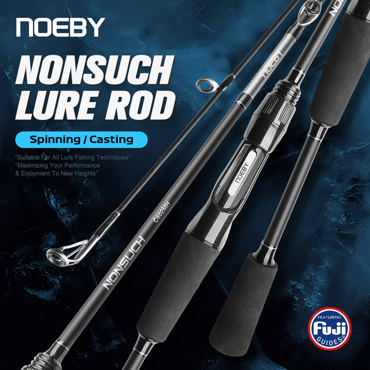 NOEBY 1.83m 1.98m 2.13m NONSUC - đánh giá và giá Fishing Rod Surf